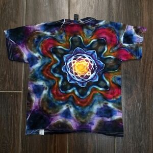 Gildan Multicolor Tie-Dye Short Sleeve Tee